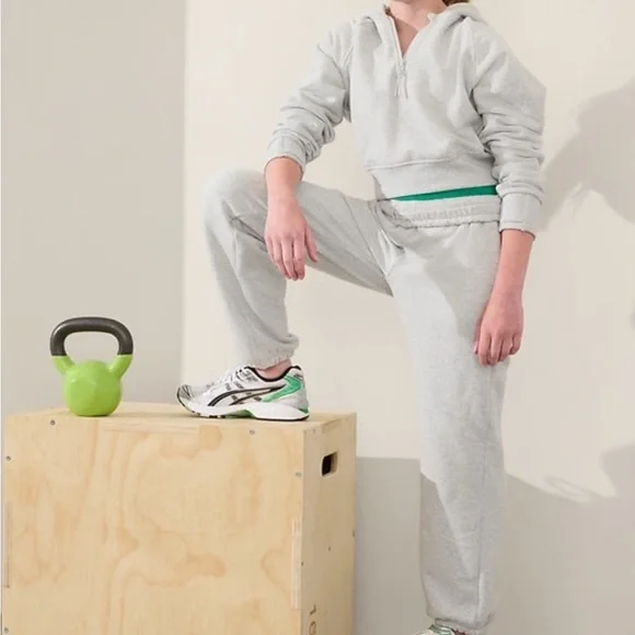 Athleta Girl All Day Half Zip Hoodie. Size L - Picture 2 of 4